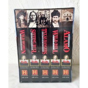 The Best of The Real West Host Kenny Rogers The History Channel 5 VHS Tape Set